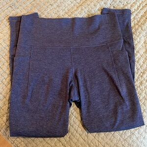 Athleta Salutation Stash Pocket Softluxe Tight in Navy